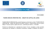 TUDOR CRISCOS SPEDITION SRL - GRANT DE CAPITAL DE LUCRU