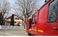 Alarmă de incendiu la o vilă din Curtea de Argeș